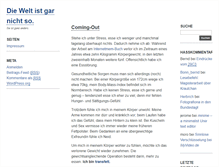 Tablet Screenshot of blog.dieweltistgarnichtso.net